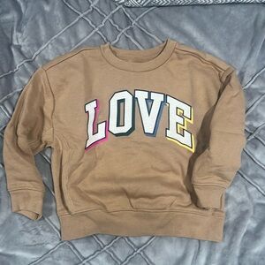 Love sweatshirt